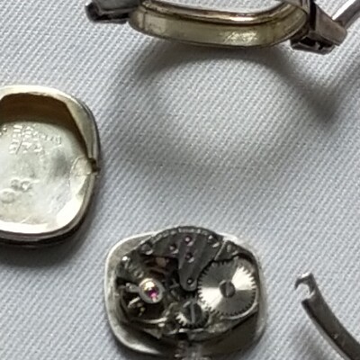 Montre Mécanique Vintage Michel Herbelin 17 Rubis - Argent Massif - Années 1960 - Occasion
