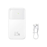 Baseus Comet Powerbank 10000Mah 22.5W Weiß Mit Display + Kabel