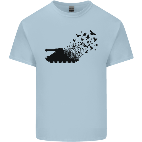 Banksy Style Tank and Doves Peace Kids T-Shirt Childrens - Picture 60 of 67