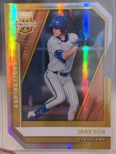 2021 Panini Elite Extra Edition Aspirations Gold Die-Cut 17/24 Jake Fox #95 SP
