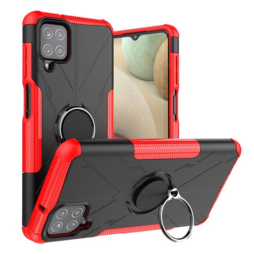 For Samsung Galaxy A12 5G Shockproof Heavy Kickstand Ring Holder Armor Case Cove - Picture 18 of 21