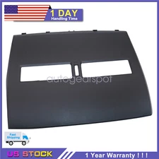 New Black Front Upper Top Center Dash Air Vent Trim Bezel For Nissan Versa 07-12
