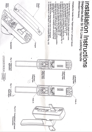 SI Window Tilt Turn Window Handle Aluminium Windows Doors Siegenia - Picture 5 of 5