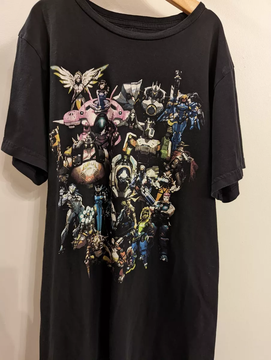 Overwatch Team JINX Men's T-Shirt Black Shirt Blizzard Men’s Size Small