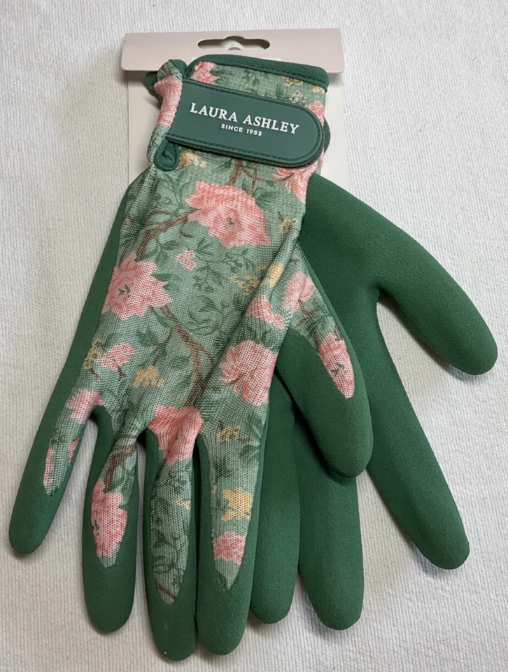 Guantes Laura Ashley Todo Clima Jardín TAPIZ FLORAL TALLA MEDIANA NUEVO EN PAQUETE Foto 2 de 2