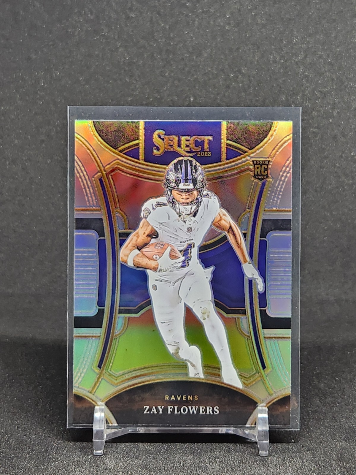 2023 Select #408 Zay Flowers RC - Silver Prizm Suite Level - Ravens Rookie