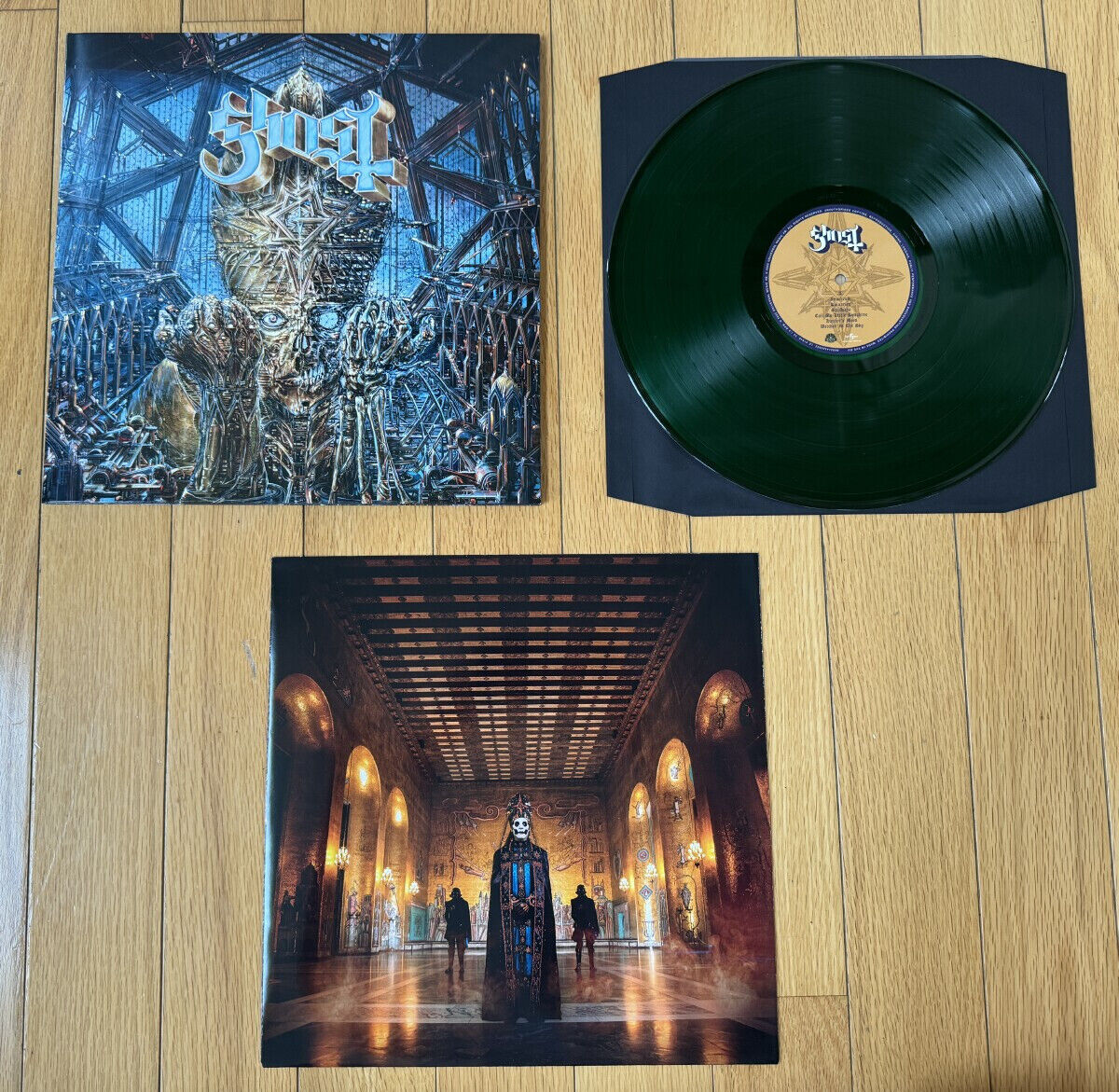 GHOST Band Impera TRANSPARENT GREEN Vinyl LP Album GATEFOLD Bengans Exclusive