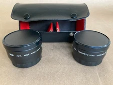 PM Camera Lens Wide Angle Distance 2M-oo Telephoto 2M-oo w/ Case and Lens Covers