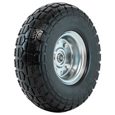 Image of Woodside 10” Replacement Wheelbarrow Wheel, Heavy Duty Puncture Proof Tyre