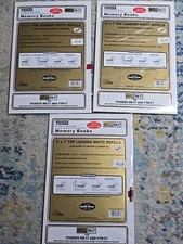 New Lot of 3 Pioneer Memory Books 5x7 White Refills MB-57 2-hole Scrapbook 15