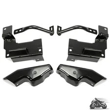6PC LH&RH Front Bumper Bracket Powder Coated For 03-06 07 Chevy Silverado 1500