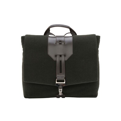 $820 Testoni Bologna Messenger-Tasche Rucksack Lodenwolle + Tosco Kalb