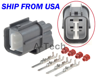 O2 Oxygen Sensor Male Connector kits 4p for Honda Civic Integra Accord ...