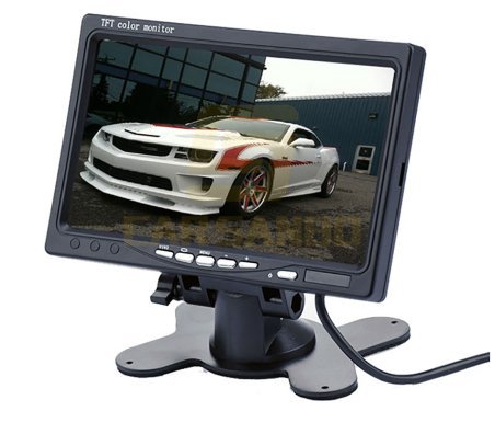 Rear view system 7" Dash Monitor & Double twin CCD Camera and Protective Cowl - Picture 3 of 7