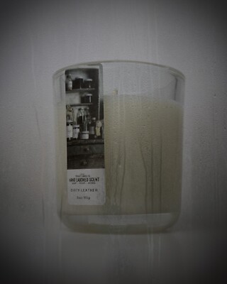 DIRTY LEATHER LUXURY CANDLE 3oz By POVERTY CANDLE CO. HIGH SCENT