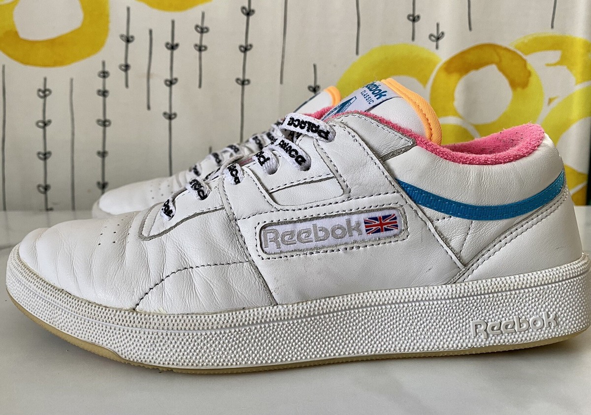 PALACE X REEBOK CLUB WORKOUT CN2007 WHITE / NEON Size 9 PALACE X REEBOK CLUB WORKOUT CN2007 WHITE / NEON Size 9