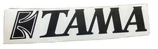 Tama Bass Drum Logo Black 3m Cut Vinyl Decal
