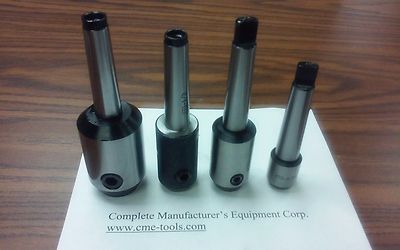 4pcs MT2 morse taper 2 END MILL TOOL HOLDERS-select your sizes from list-new