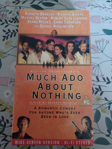Much Ado About Nothing, William Shakespear's, PG, VHS BOX Set Video FREE Post - Picture 2 of 10