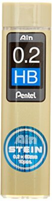 Pentel Ain Stein Mechanical Pencil Lead 0.2mm HB 10 Leads (C272-HB) JAPAN IMPORT