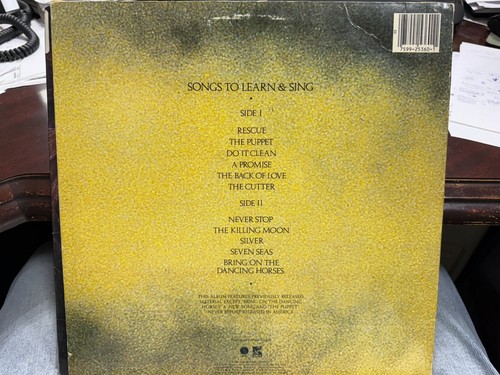 Echo And The Bunnymen Songs To Learn And Sing LP 1985 Sire Records INNER - Picture 2 of 2
