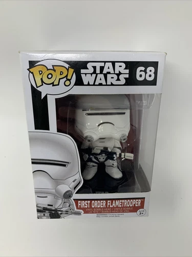 Funko Pop! First Order Flametrooper Star Wars EP7 Force Awakens Bobble #68 NEW