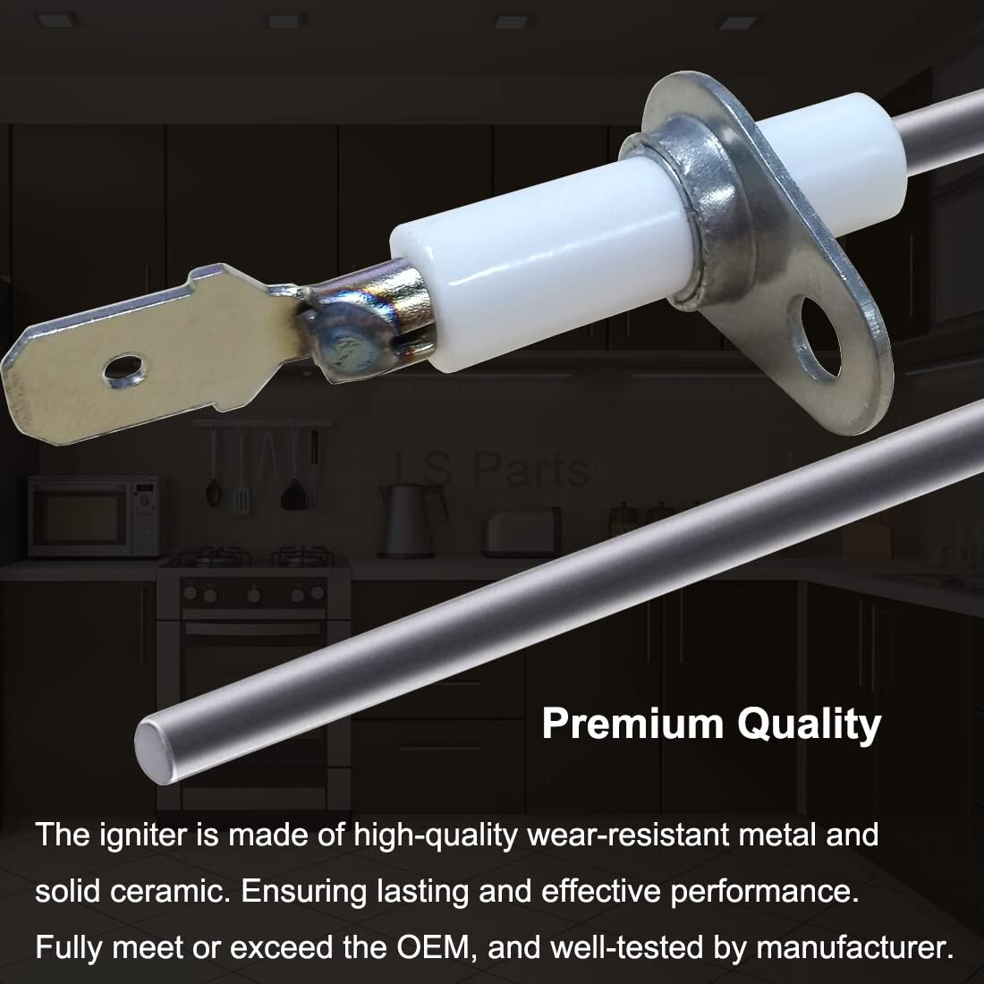 5-PACK Gas Furnace Flame Sensor Rod For York Luxaire 02537499000 025-37499-000