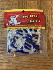 Big Bite 15CRTU50B-12 Crappie Tube Blue Pearl 1ea Pk of 50-Brand New-SHIP N24HRS
