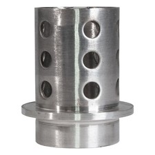 2.5" x 4" Perforated Stainless Steel Casting Flask Vacuum Casting Jewelry Making