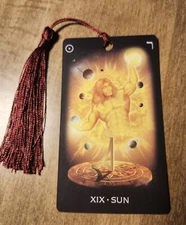 The Sun- Dream Tarot Bookmark Oracle Card Art Deck Gift, Purified & Charged