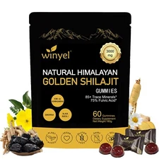 Shilajit Gummies, Himalayan Shilajit Supplements, Ashwagandha, Gokshura