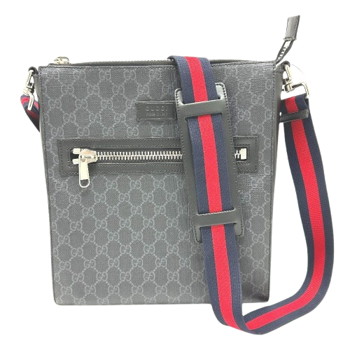 Gucci GG Supreme Black Messenger Bag Shoulder Bag 474137 Mens | eBay