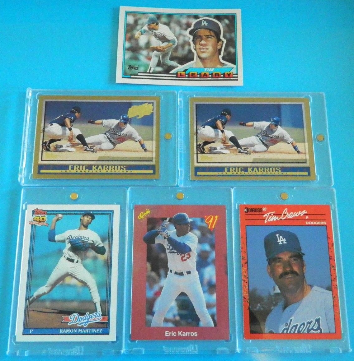 1991 CLASSIC > ERIC KARROS (RC) +1998 TOPPS + INAUGURAL DEVIL RAYS (Only 5,000)+