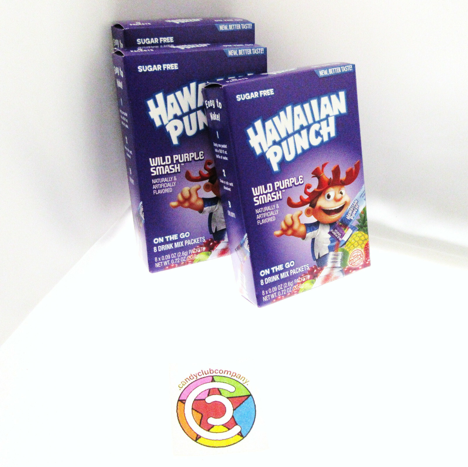 Hawaiian Punch Wild Purple Smash Packets Sugar Free Drink Mix