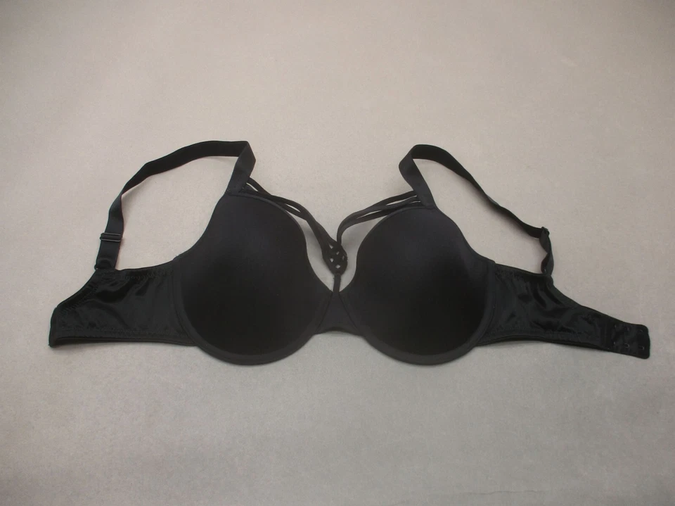 32G Marlies Dekers 女式黑色内衬钢圈背闭合半文胸 9L — 第 3/4 张图片