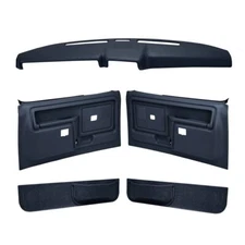 Coverlay Dark Blue Door Panel And Dash Cover Kit 12-108CWS-DBL For 80-86 Ford
