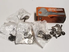 Vtg Box of 50+ ILCO Uncut Key Blanks - Reese 1140P - NOS