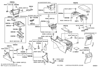 TOYOTA 58903-12050-B0 Console Panel Sub Assembly TOYOTA 58903-12050-B0 Console Panel Sub Assembly