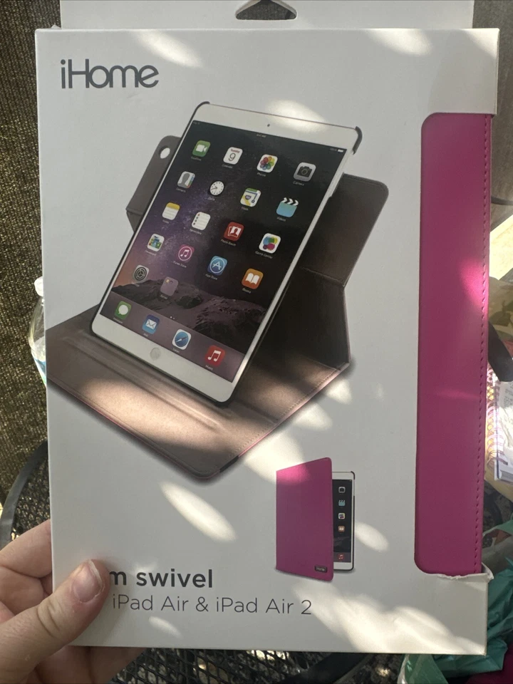 IHOME SLIM SWIVEL CASE FOR IPAD 2 AND NEW IPAD - PINK COLOR - Image 3 of 3