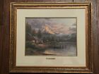 New ListingThomas Kinkade Lakeside Hideaway Signed And Numbered Lithograph 102/2850 Coa