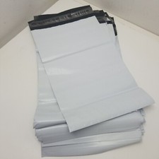White Poly Mailer Bags 100 pcs 6.5 x 10 7.5 x 12 11 x 15 Shipping Supplies