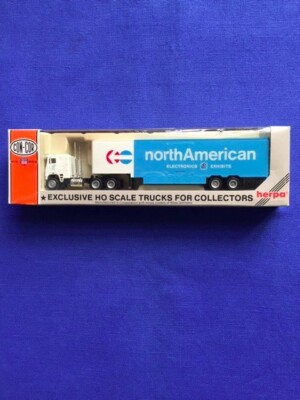 CON-COR Spur HO Traktor + Moving Van Trailer North American Nr. 0004-001049