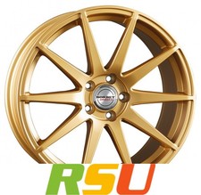 Borbet GTX gold matt 8.5x19" ET30 LK5 120 ML 72.5 Alufelgen 19 Zoll