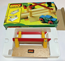 Brio LEVEL CROSSING BARRIERS 33359 Original Box / Wooden Railway 1980s GUC