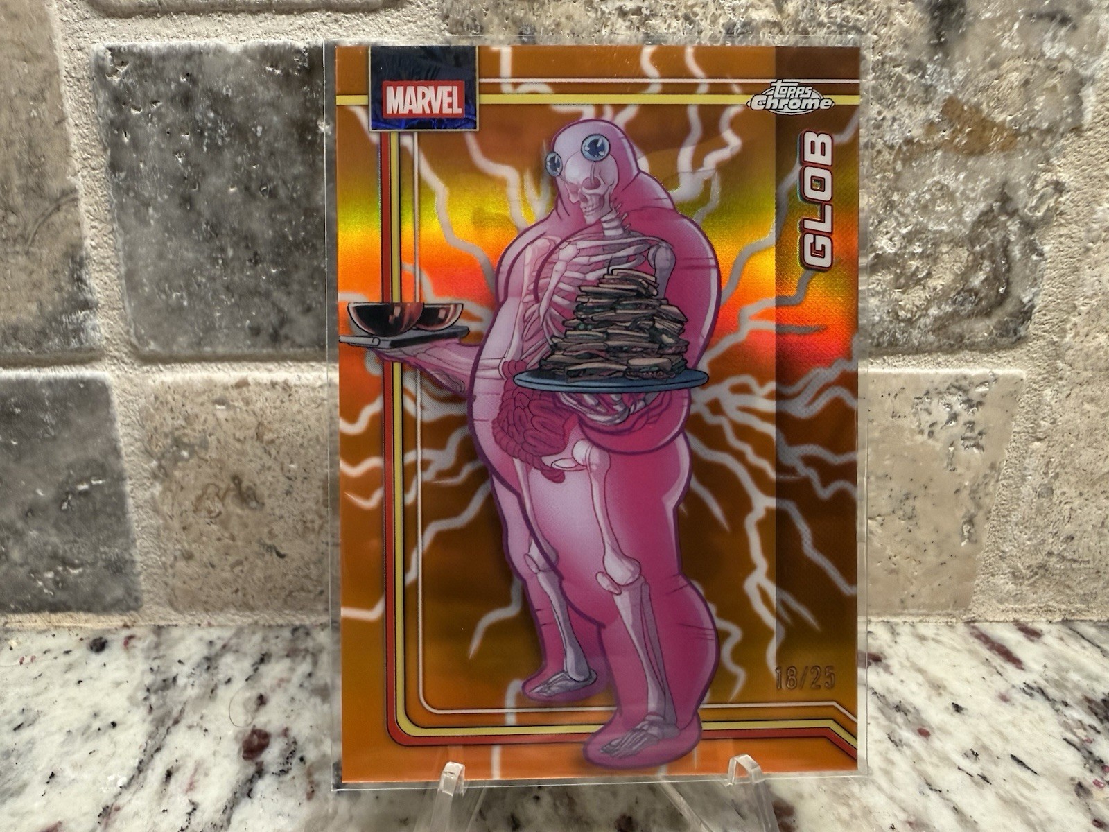 2026Topps Chrome Marvel Glob #043 Serial Numbered 18/25