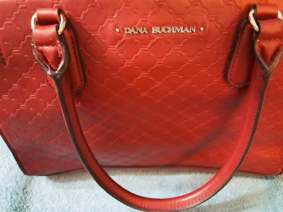 Bolso de mano estilo bolso Dana Buchman con cartera a juego (borgoña) Foto 3 de 4