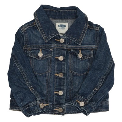 Old Navy, Jeansjacke, Unisex (Kinder), Größe: 86, Blau, Baumwolle/Elasthan #m2Q