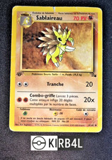 ✴️ Carte Pokemon Sablaireau 41/62 Set Fossile Edition 1 Wizard 🇫🇷