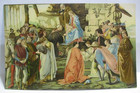 1910 POSTCARD ADORATION OF THE MAGI, NATIVITY SCENE — photo 1