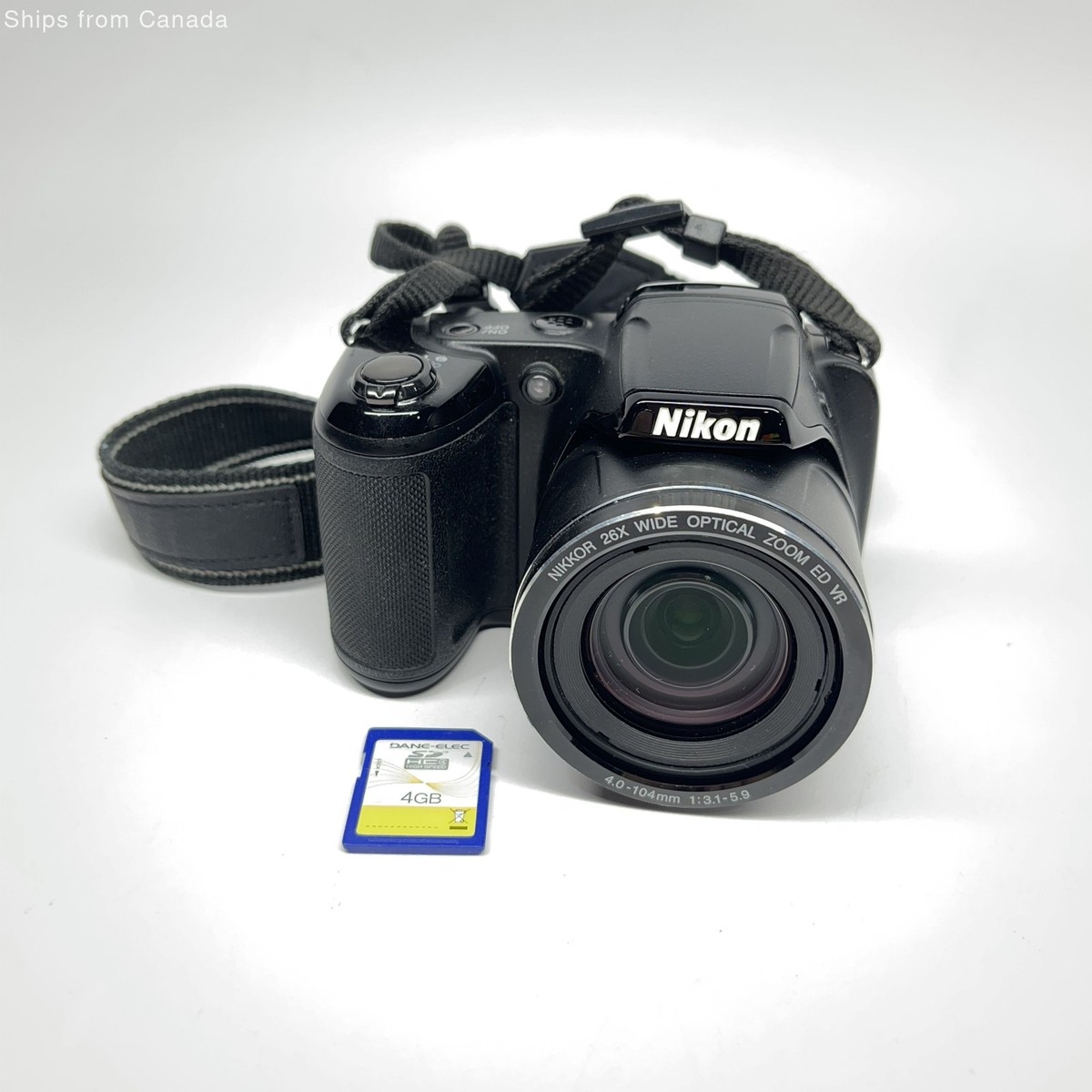 Nikon CoolPix L330 Black Digital Camera MP 26x Zoom Digicam